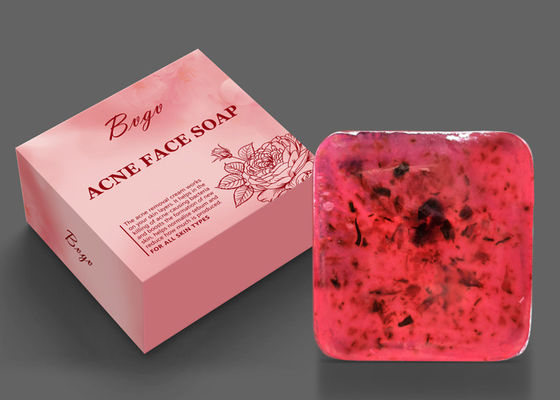 Jabón de cara del glutatión del aceite esencial de Rose Extract Face Lightening Soap