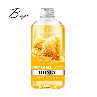 Albaricoque Honey Natural Shower Gel Puracy Bodywash femenino para la alimentación de la piel seca