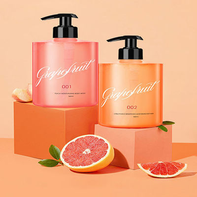 Gel exfoliating de la ducha de la ducha de la vitamina C del gel del control bacteriano anti del aceite
