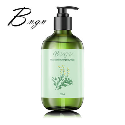 Lavado de enfriamiento del cuerpo de Shea Butter 500ml del gel de la ducha de Antibaterial de la menta fresca