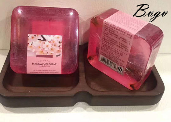 La barra de la ducha del vino tinto jabona el jabón de barra amistoso de hidratación intenso de Eco 150g