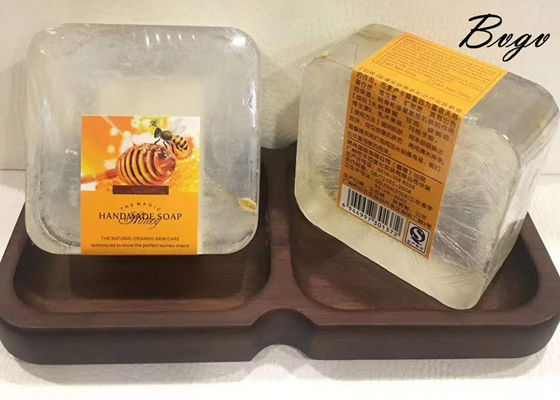 Jabón de barra de alimentación del oro de la luz de Honey Extract Whitening Face Soap de la leche