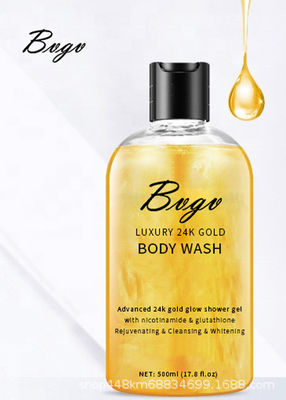 Gel de la ducha del oro de Cleasing 24k del poro
